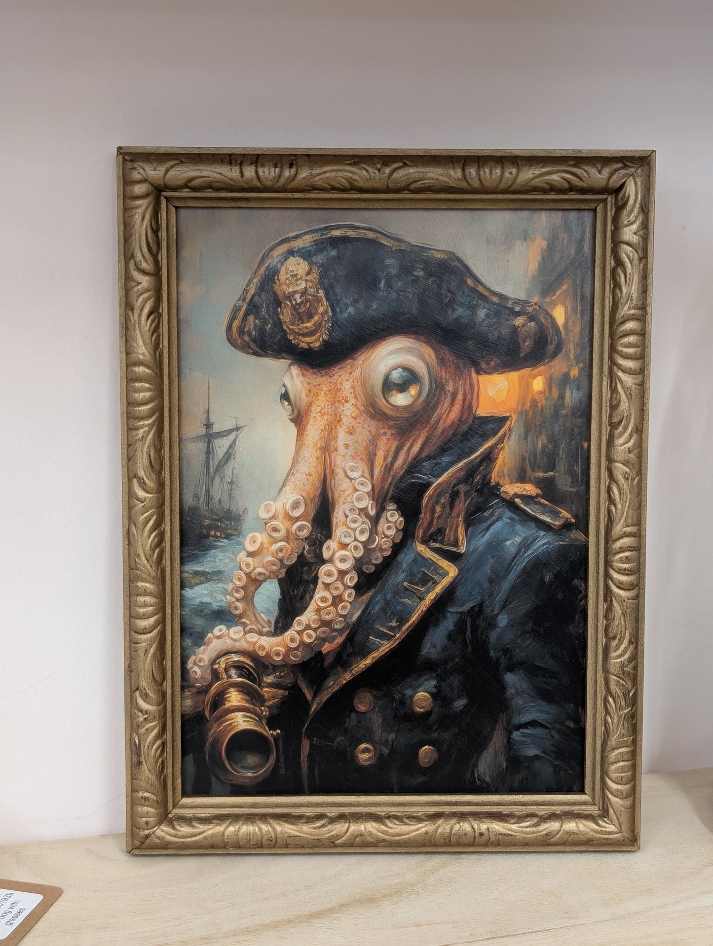 Oscar the Octopus frame print