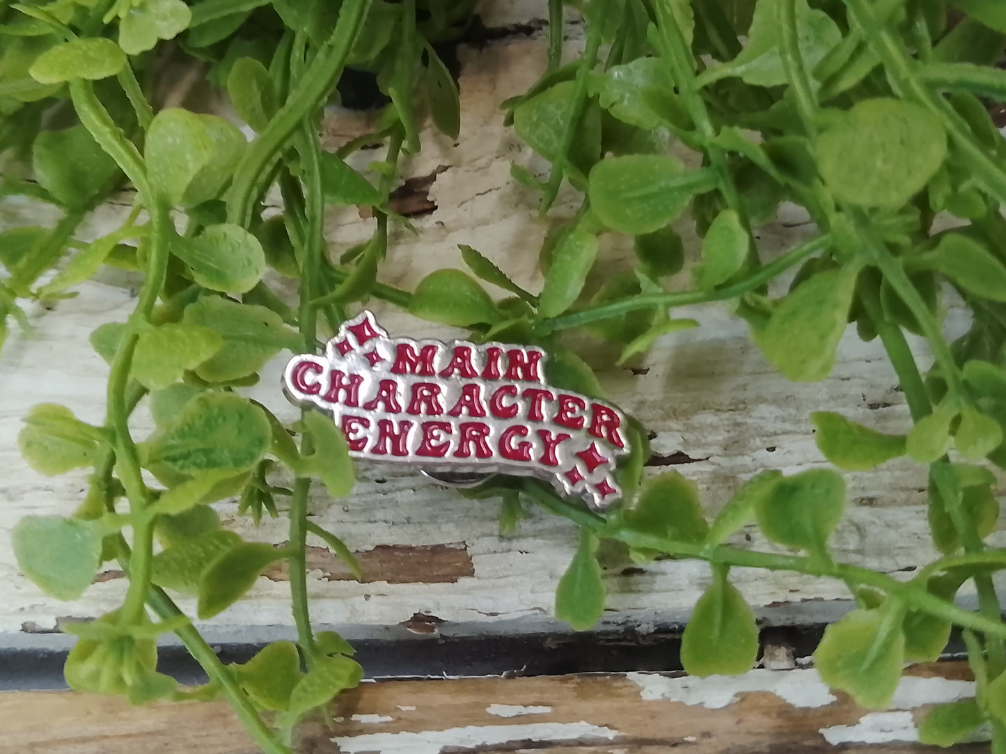 Main Character Energy Pin