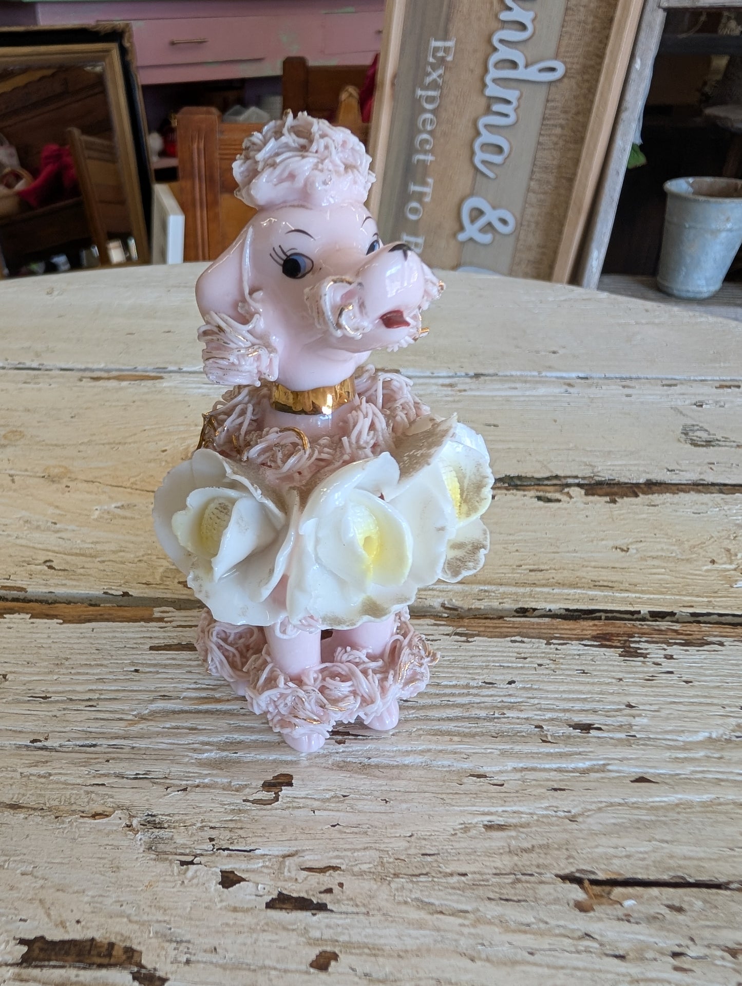 Ceramic Poodle