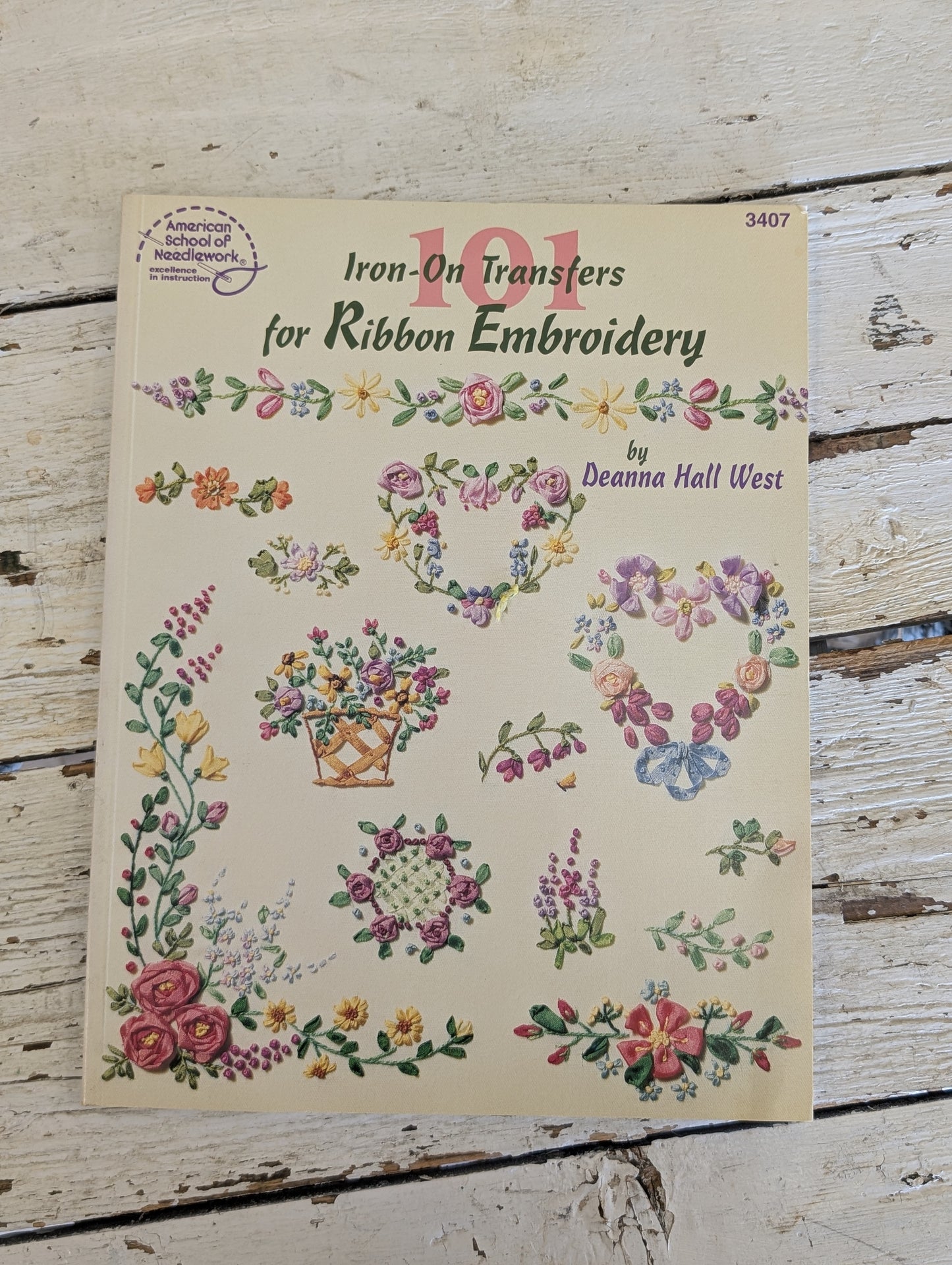 Iron on transfer ribbon embroidery