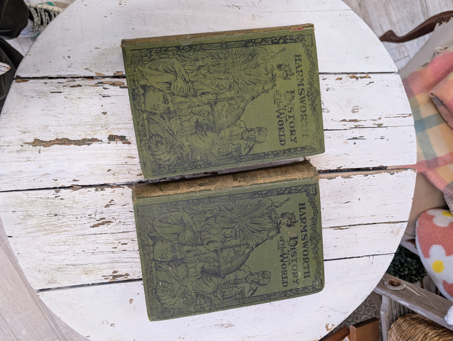 Set of antique books