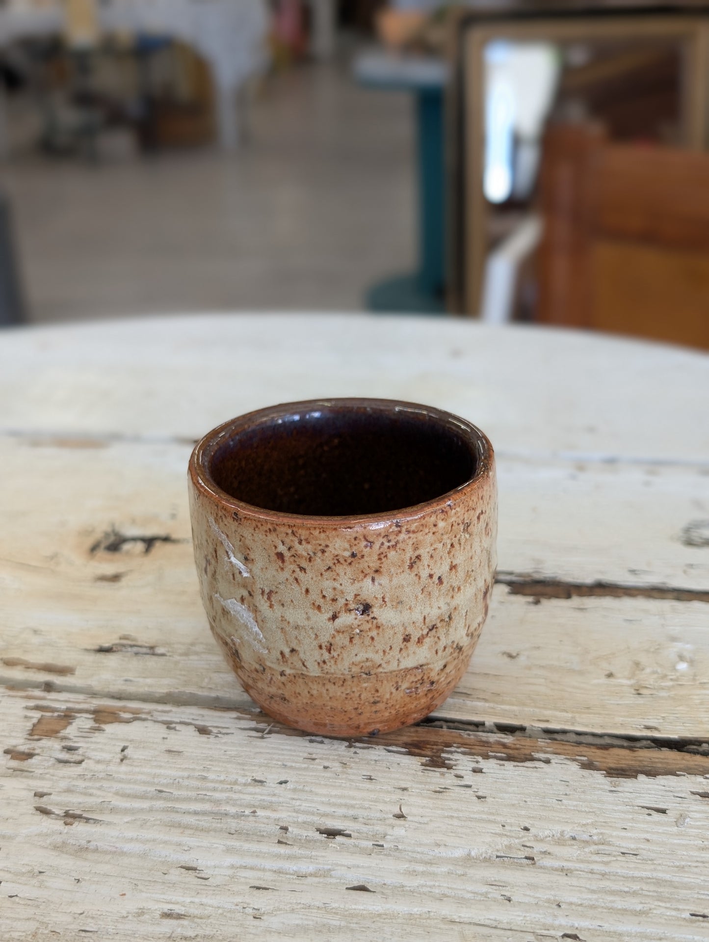Small pottery pot
