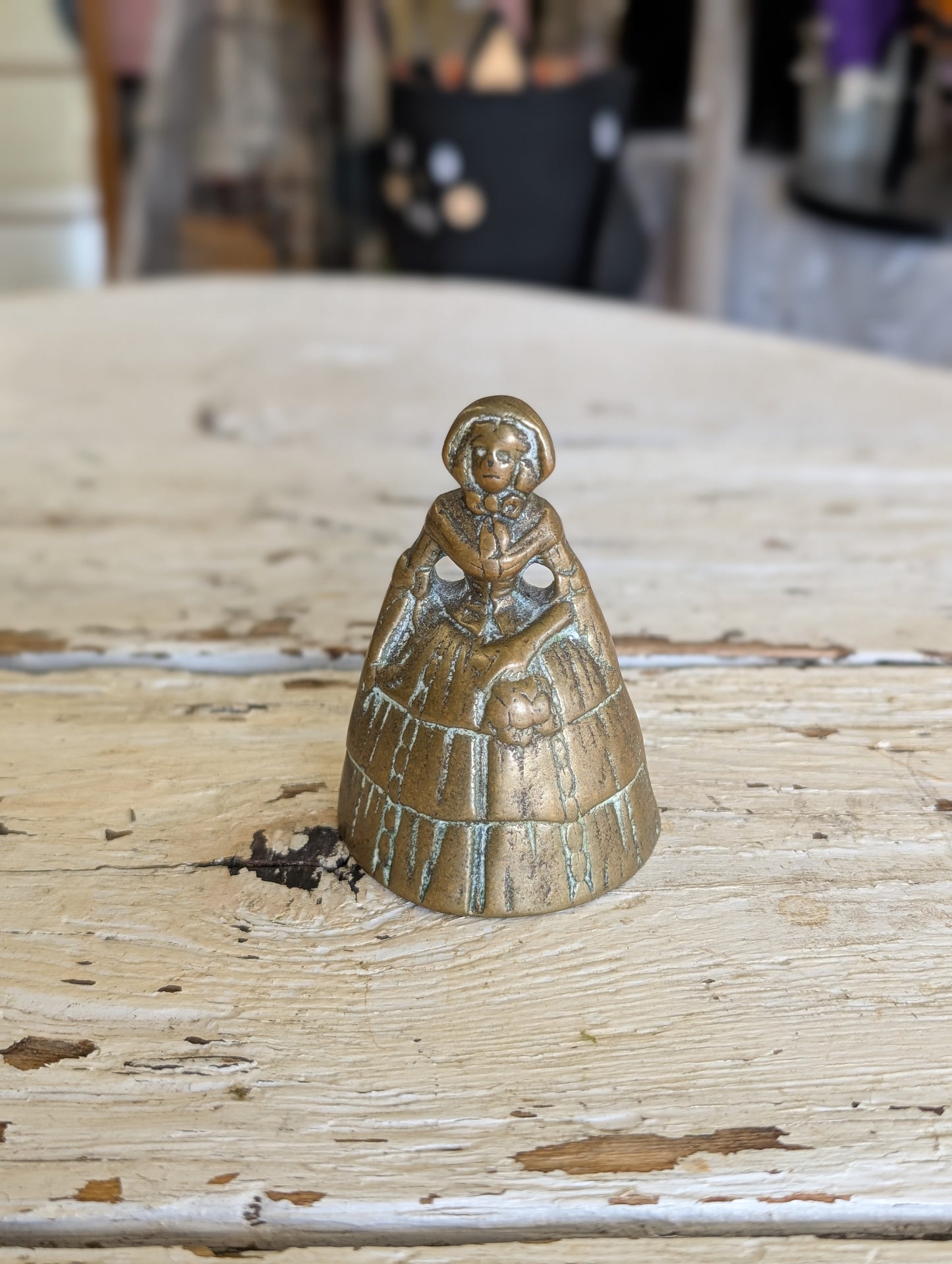 Brass lady bell