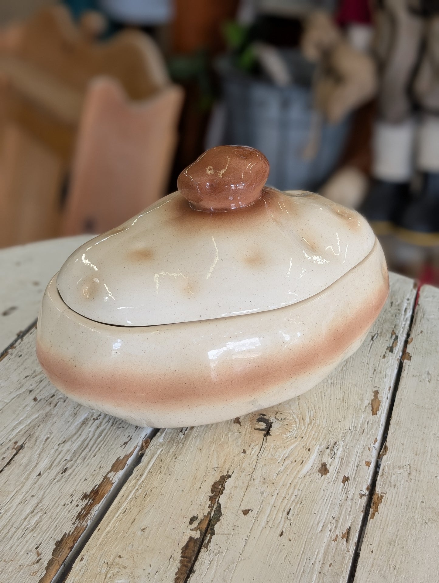 Ceramic potato dish