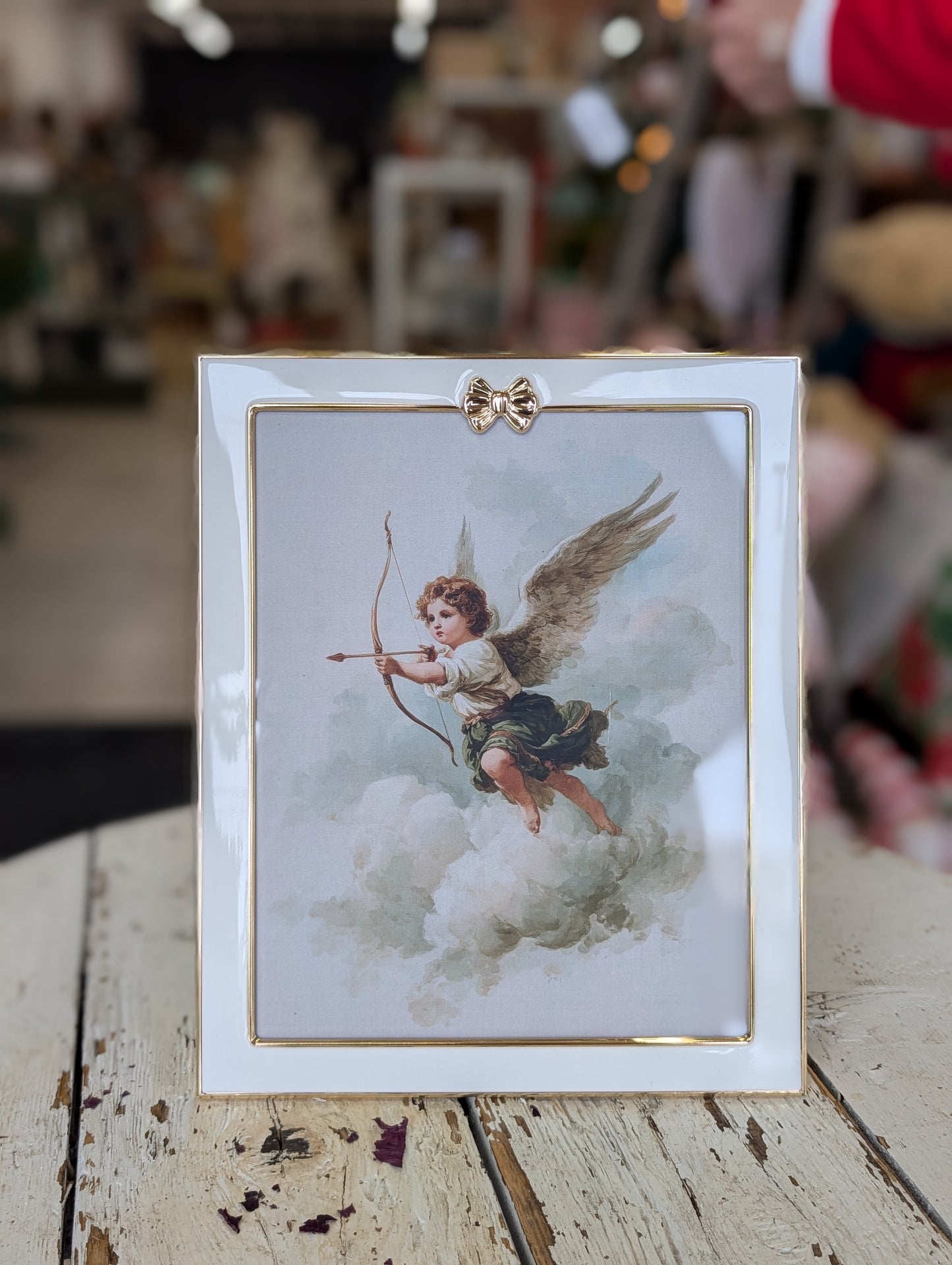 Cupid print framed