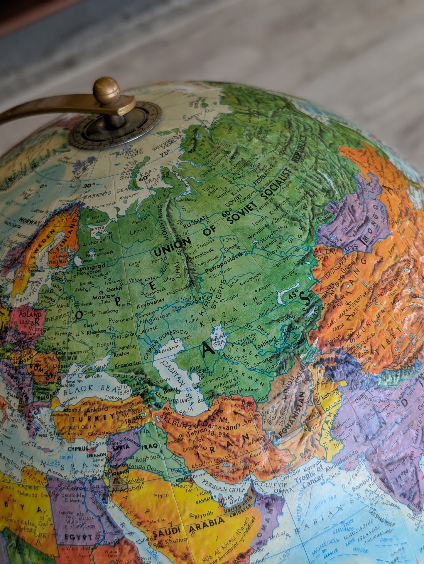 Vintage globe
