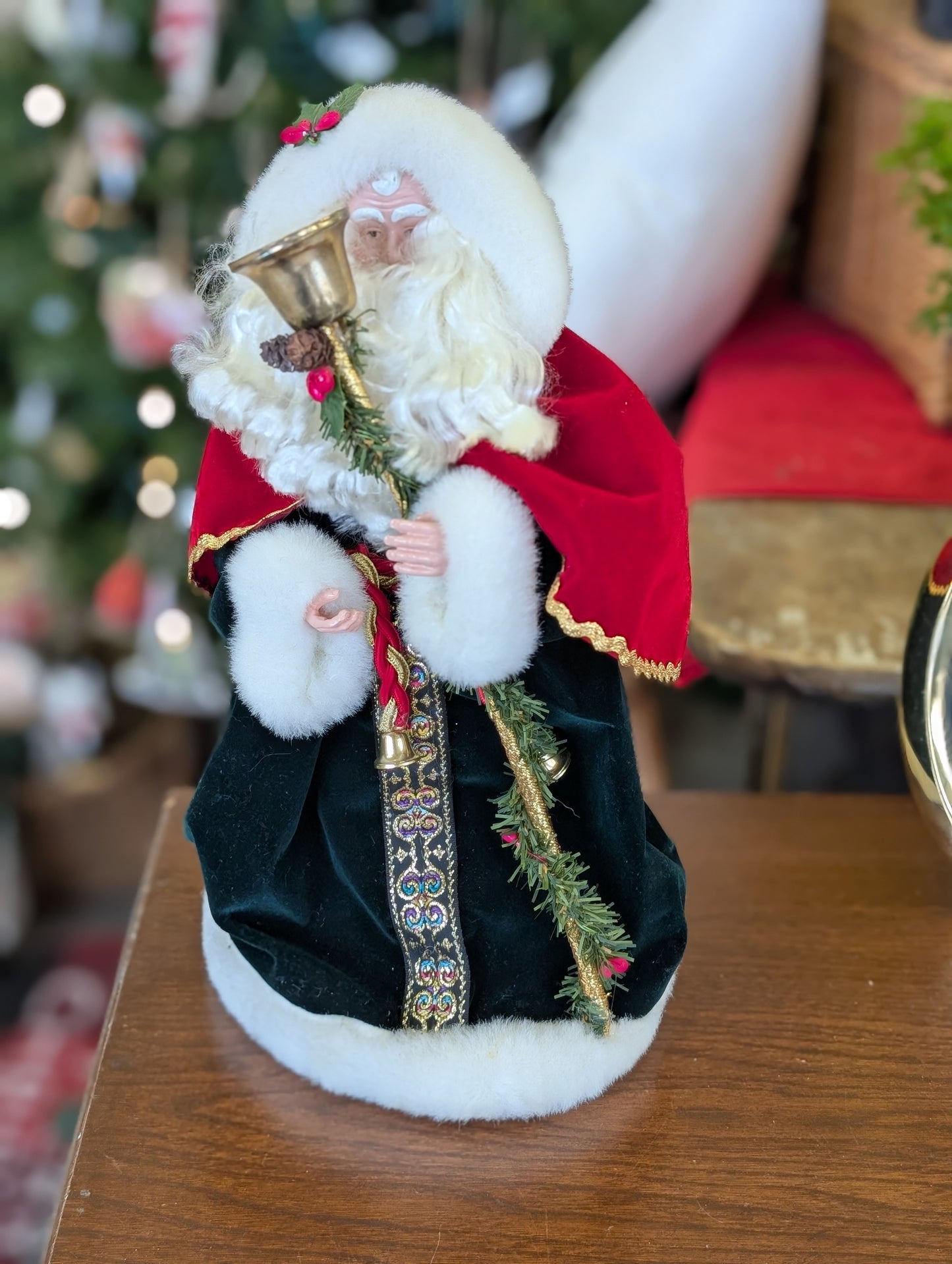 Santa tree topper