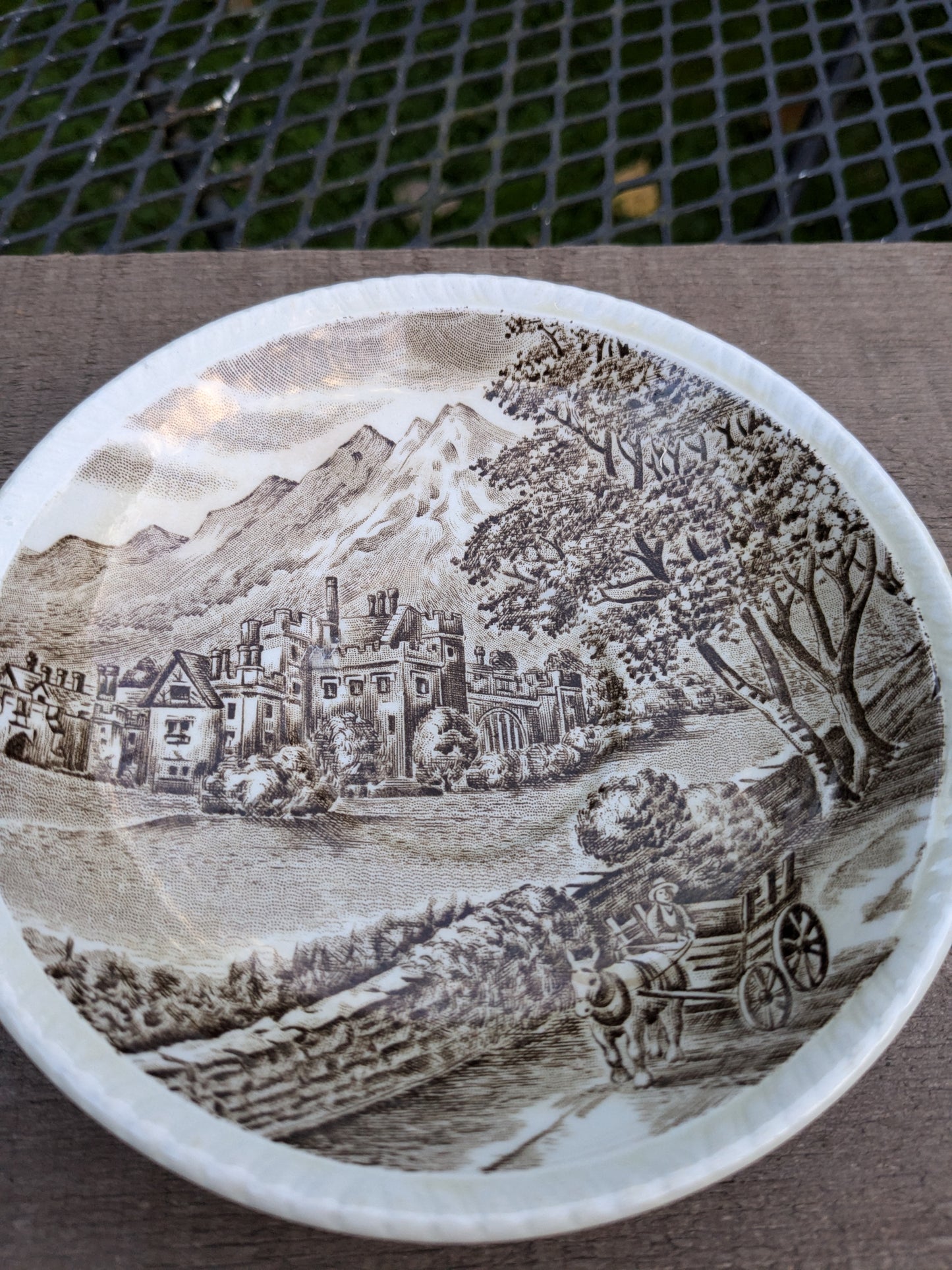 Vintage ironstone teacup West Moreland