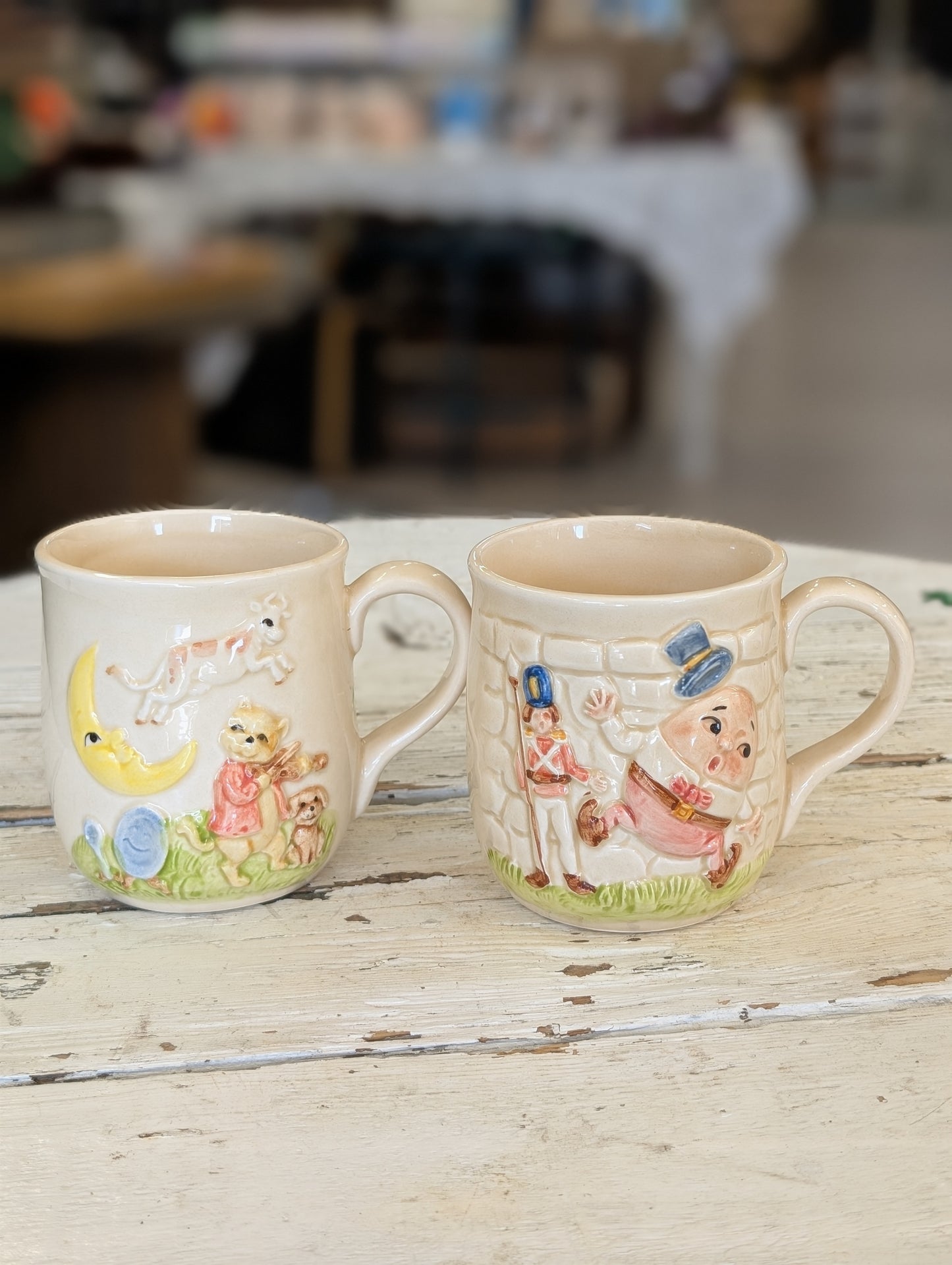 Set of nursery rhyme mugs
