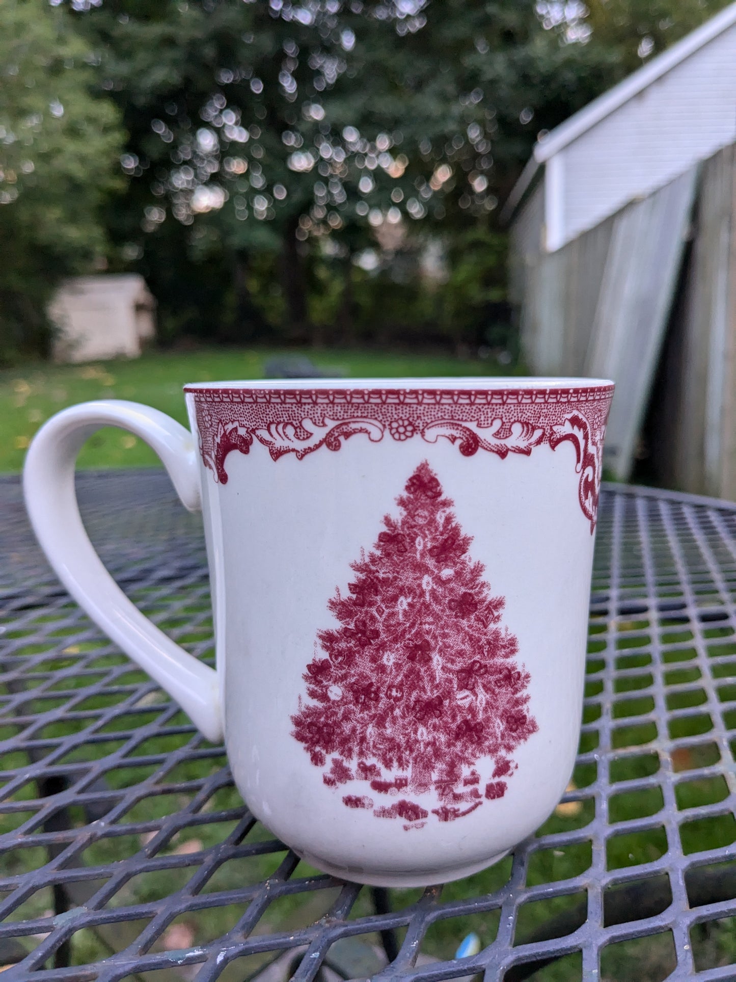 Christmas tree coffee mug