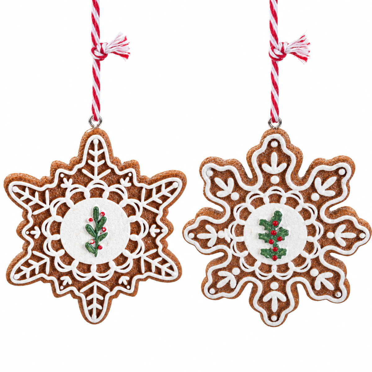 Ginger Snowflake Ornament