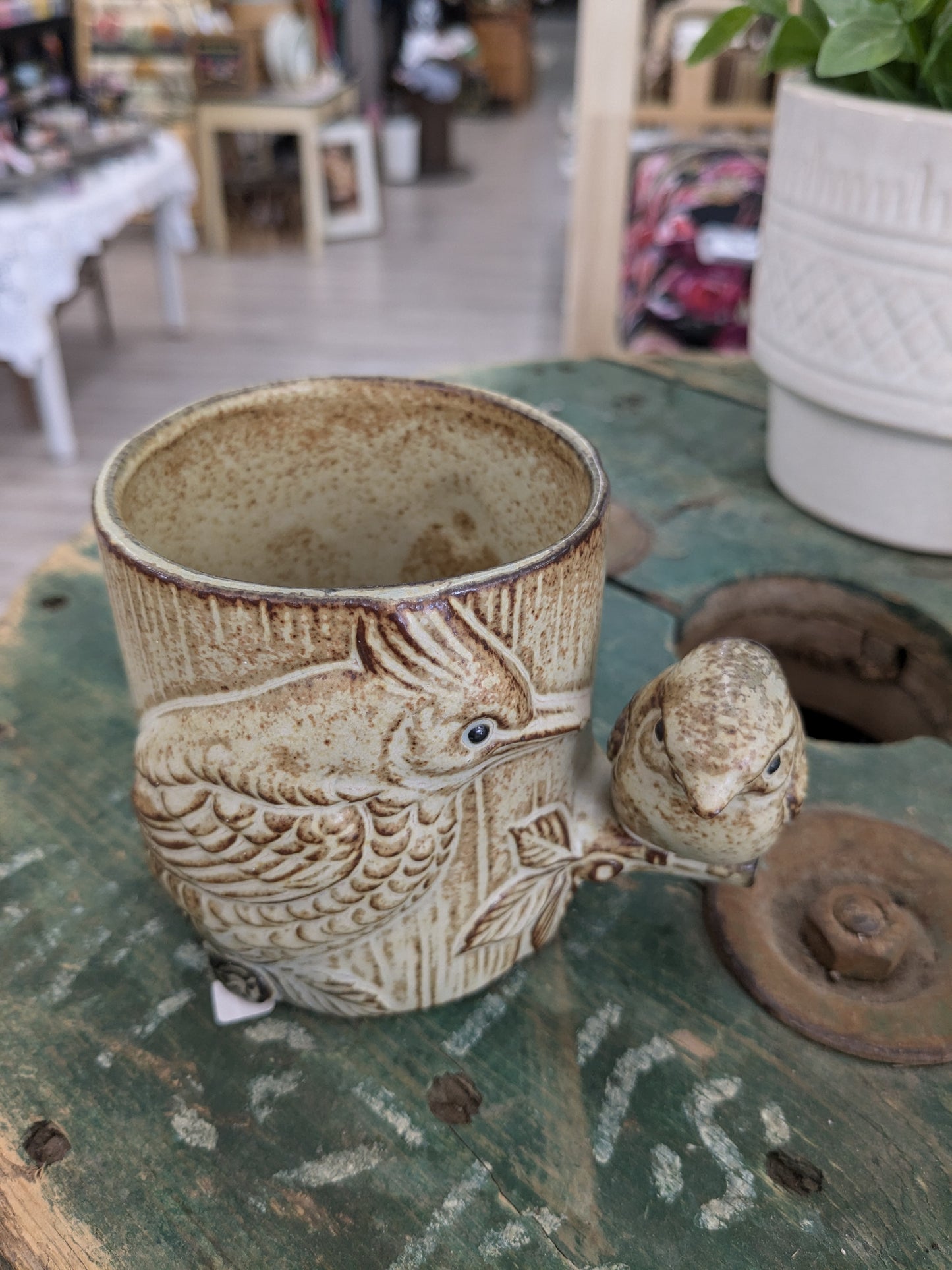 vintage John Buck Mug - Sitting Bird
