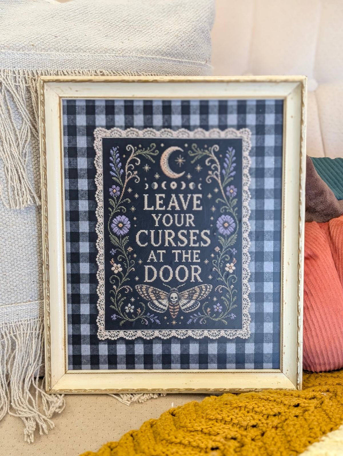 Framed curve print 8x10