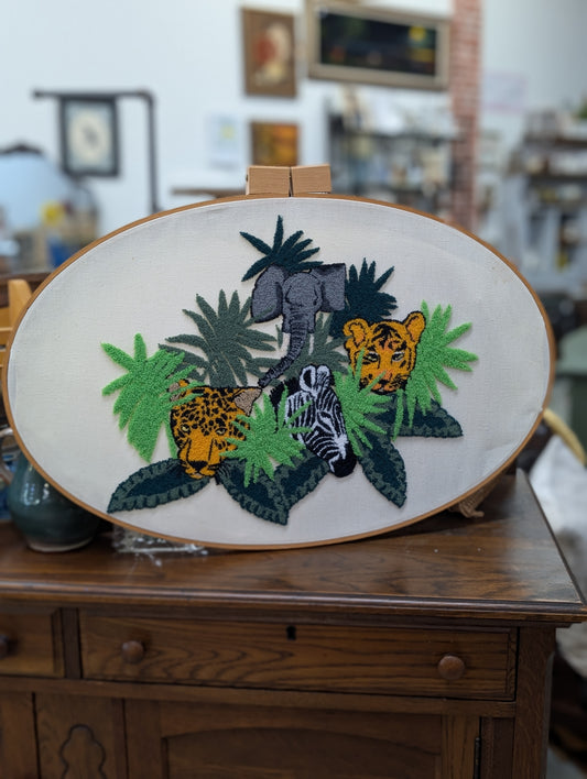 Safari embroidery