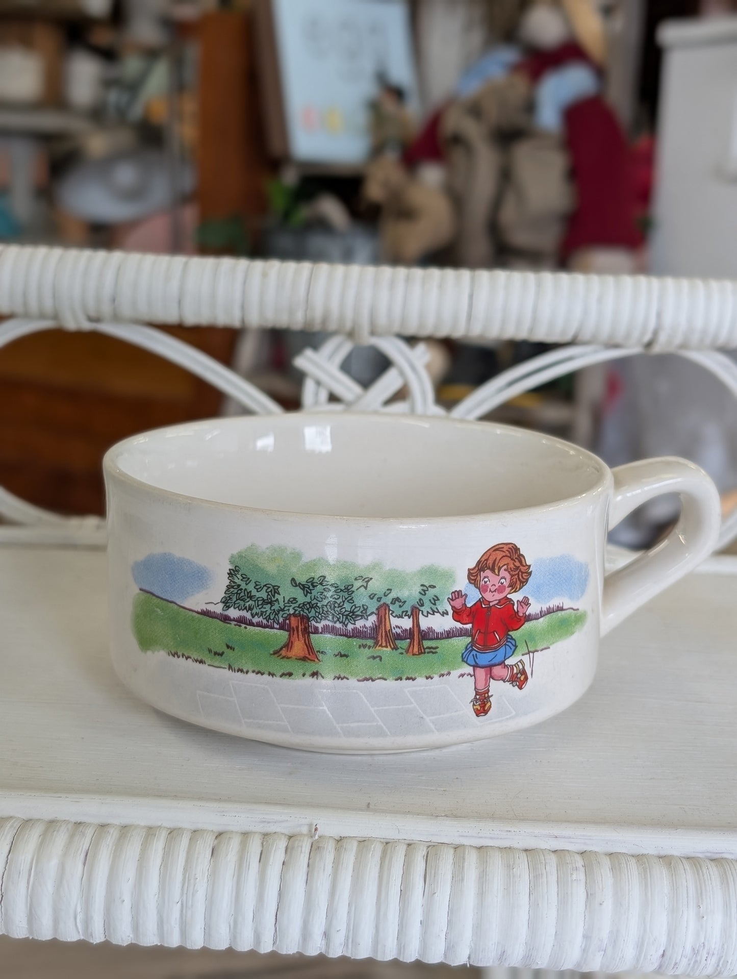 Campbell's soup bowl - criss cross