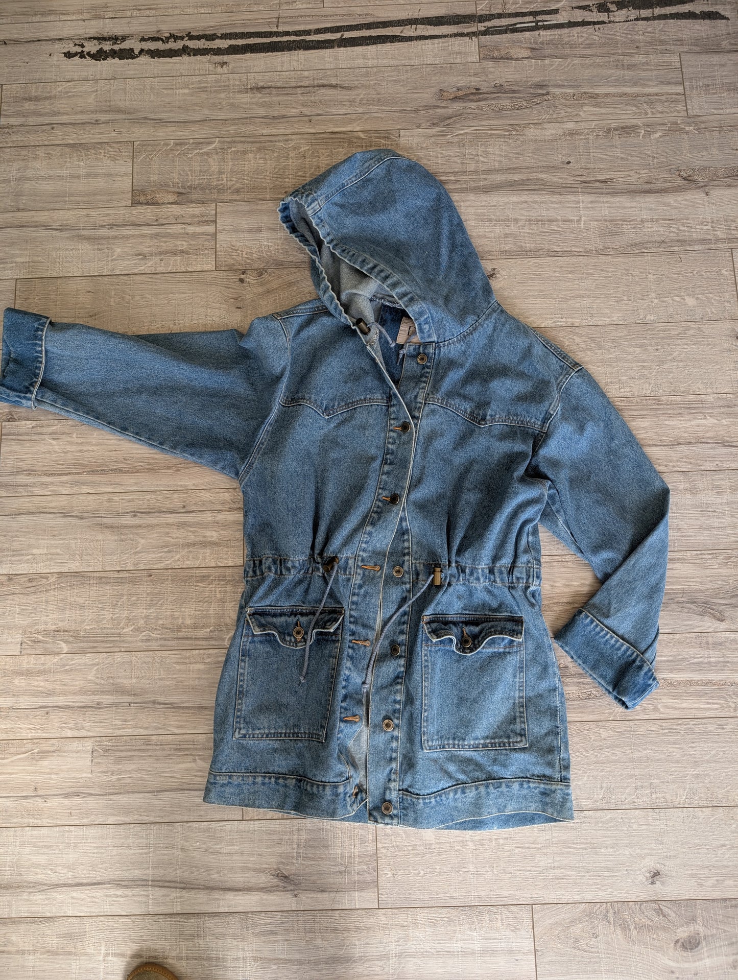 Vintage Easy Wear jean poncho
