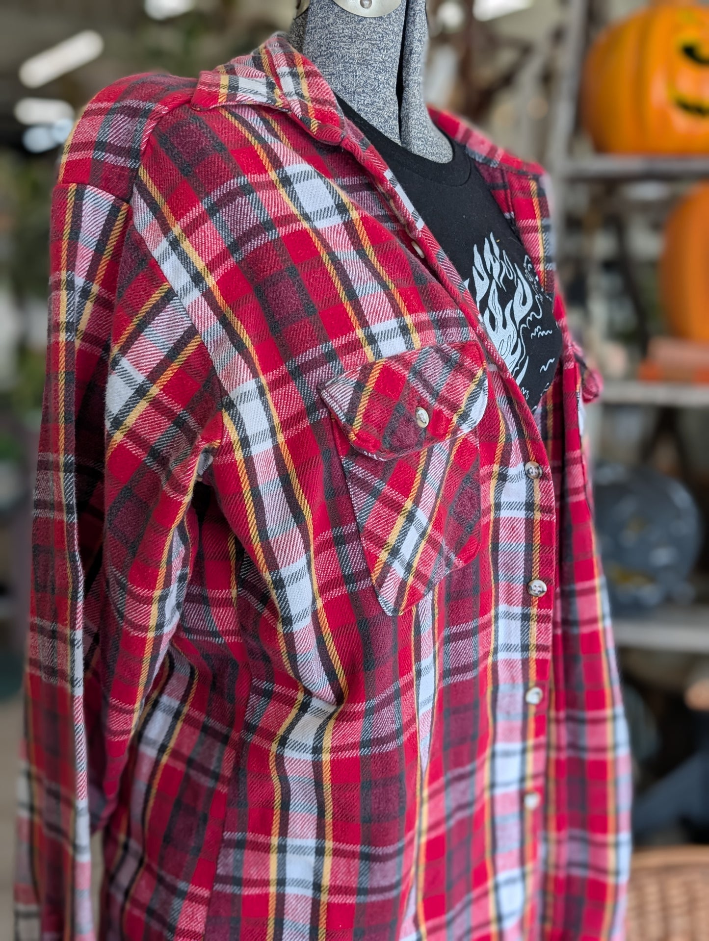 Red flannel shirt