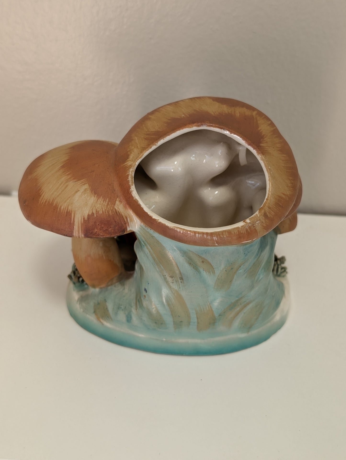 Mushroom and pixie flower vase