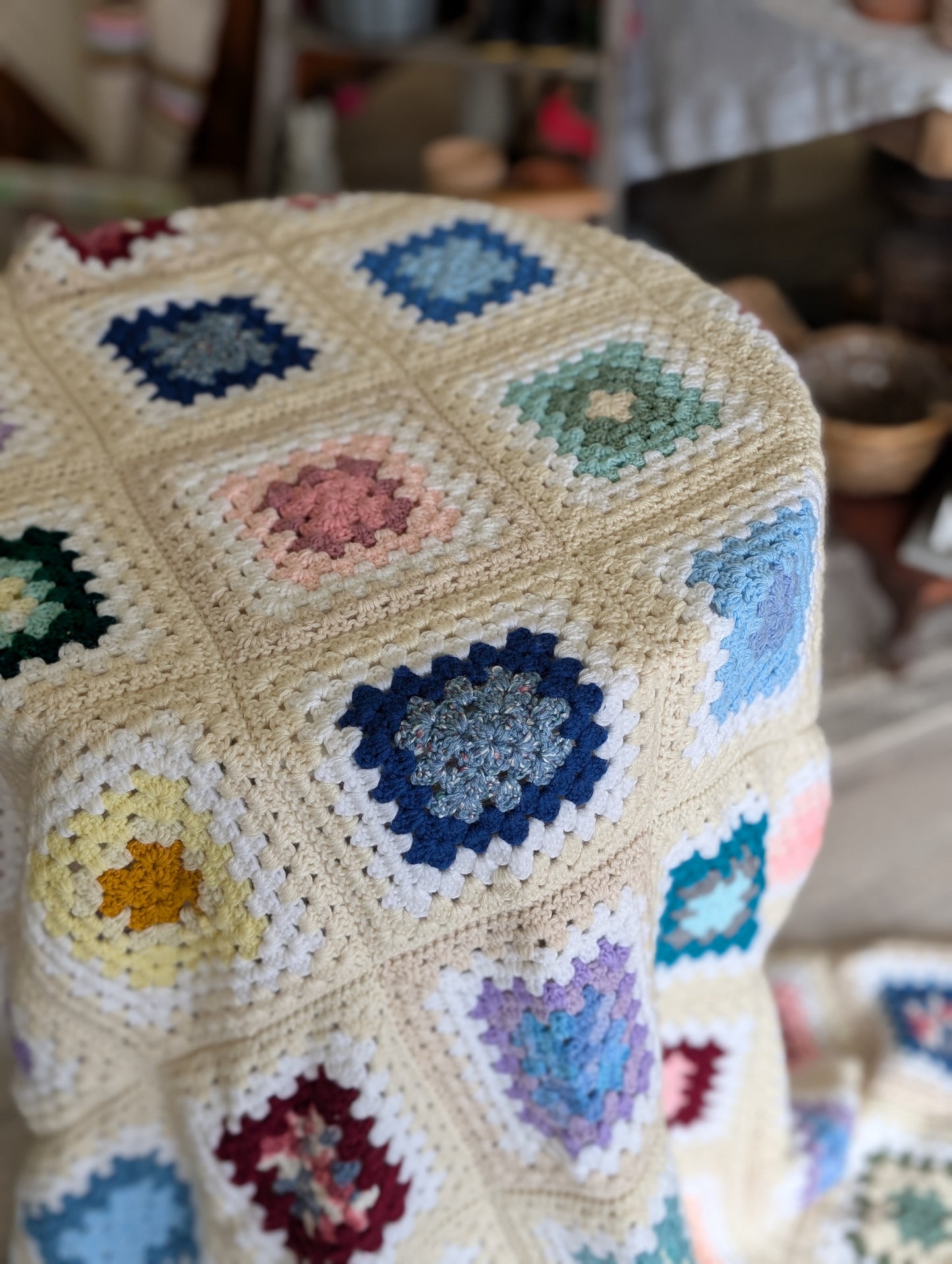 Granny Square afghan