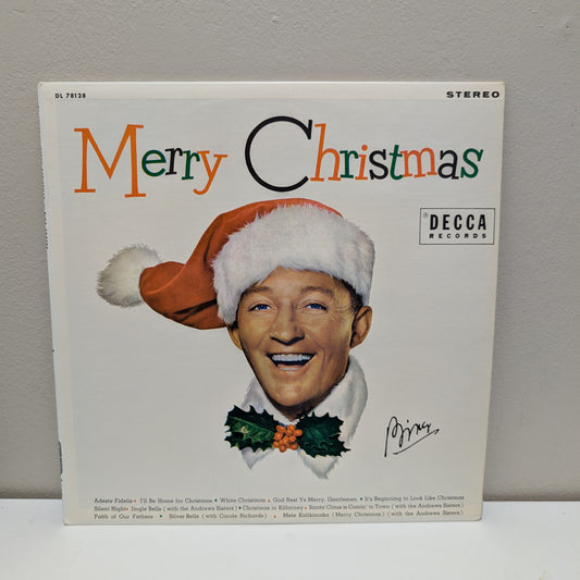 Bing Crosby Merry Christmas LP (1960s, Stereo)