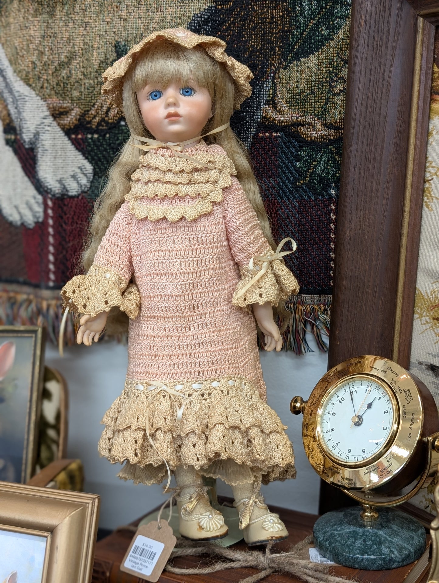 Vintage Porcelain Doll