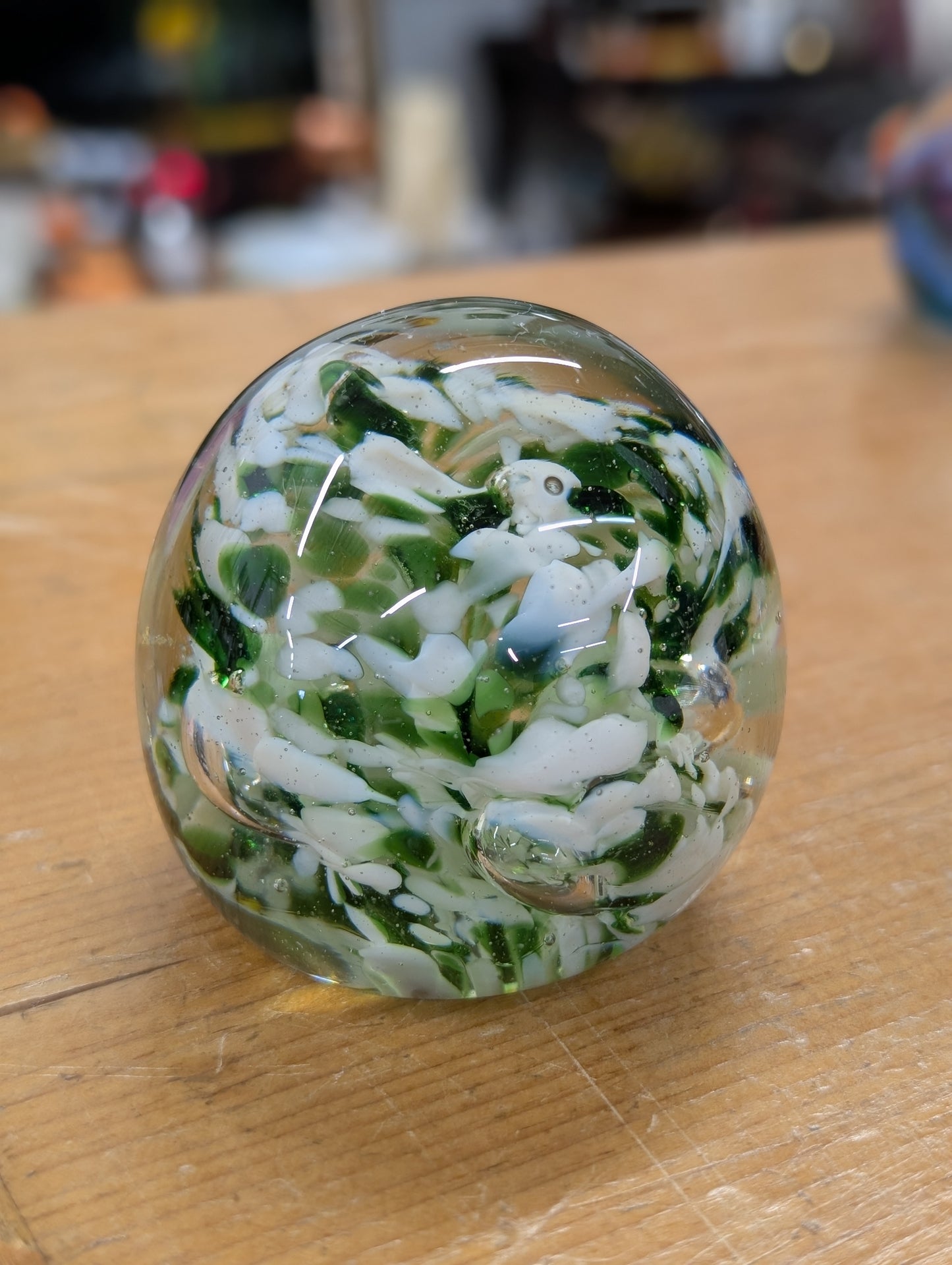 Glass paper weight