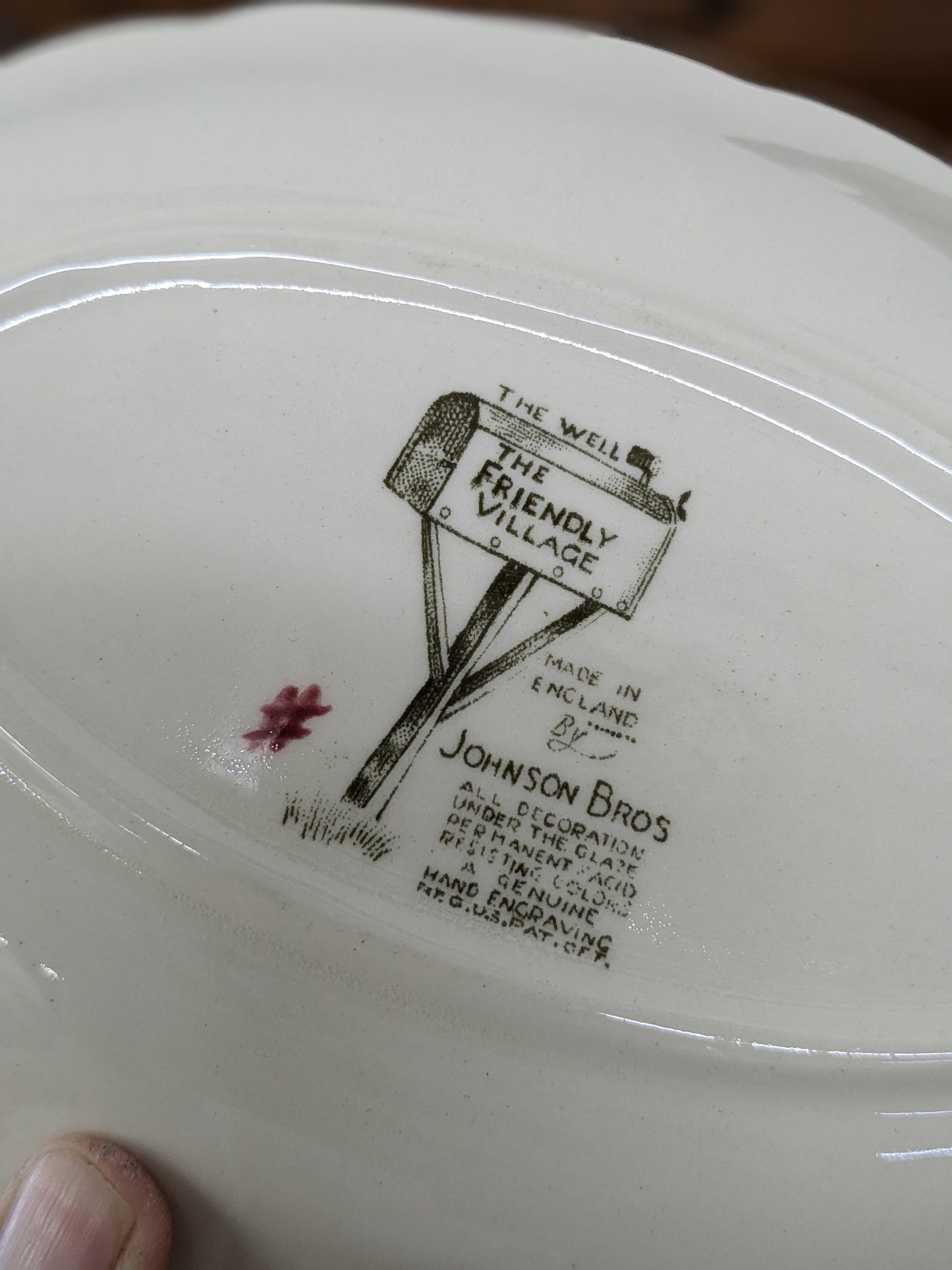 Johnson Bros Friendly Village Relish Tray