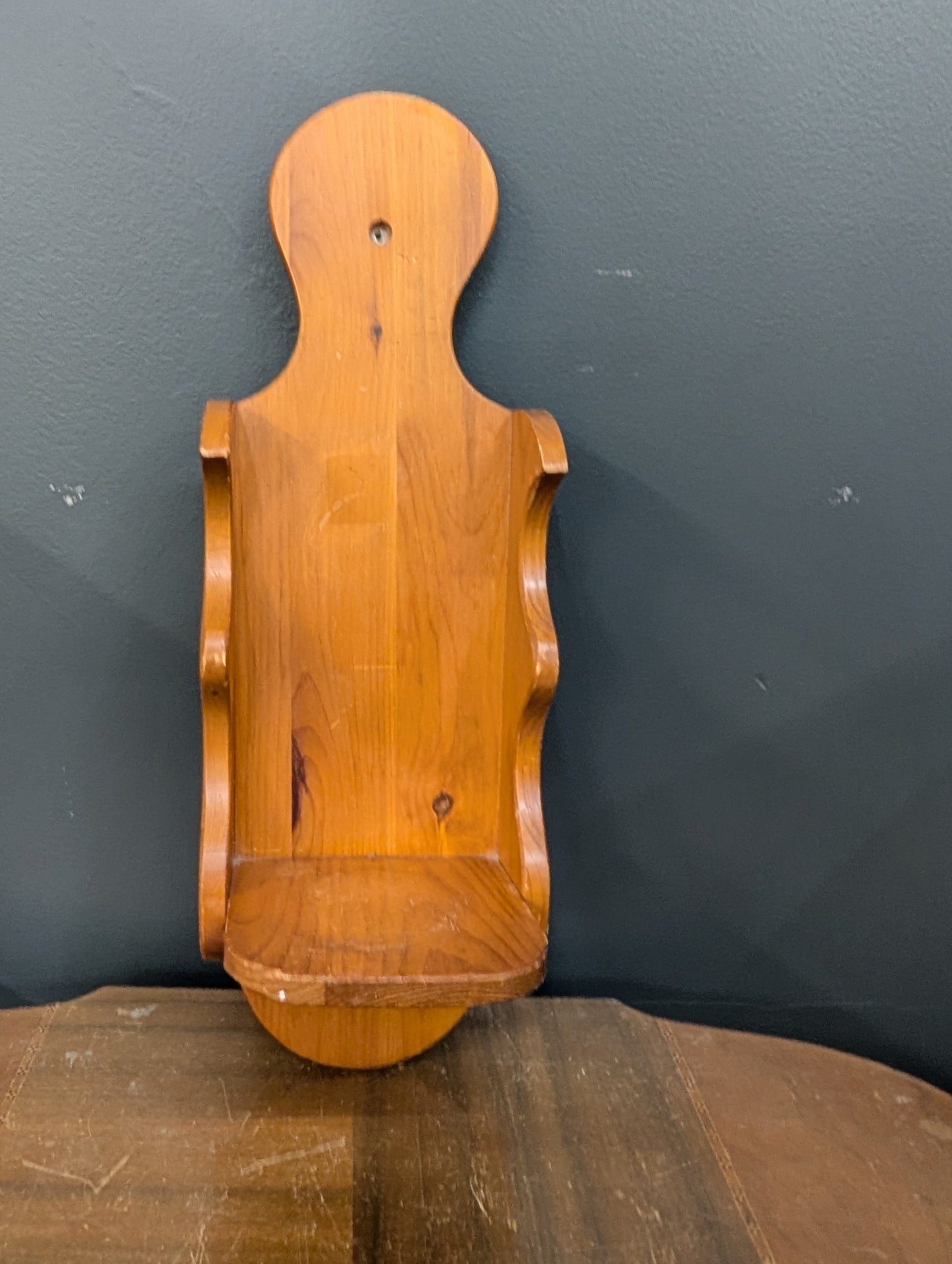 Pine wall shelf