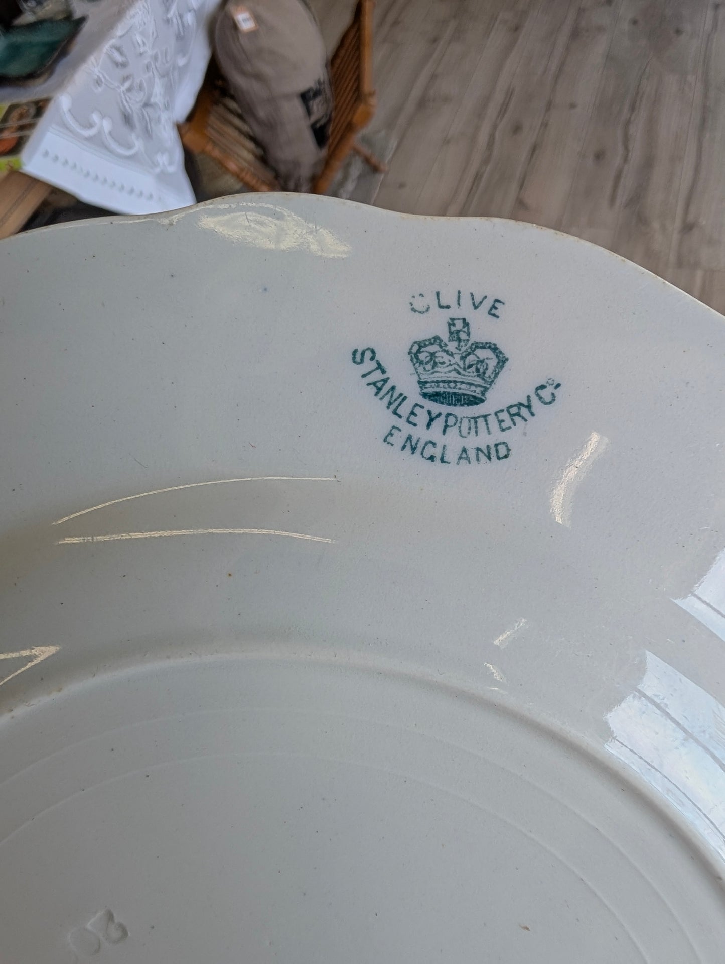 Stanley pottery plate