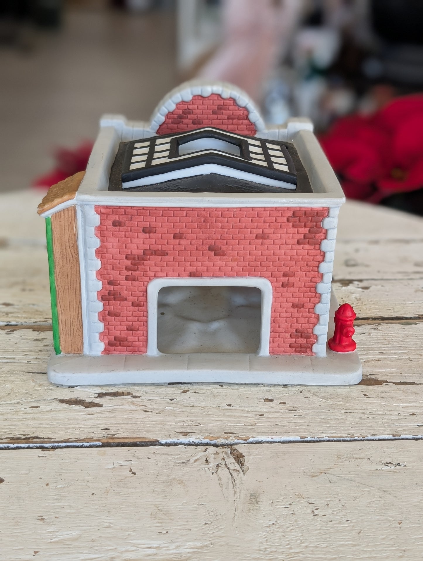 ceramic "Hook & Ladder No. 3" firehouse