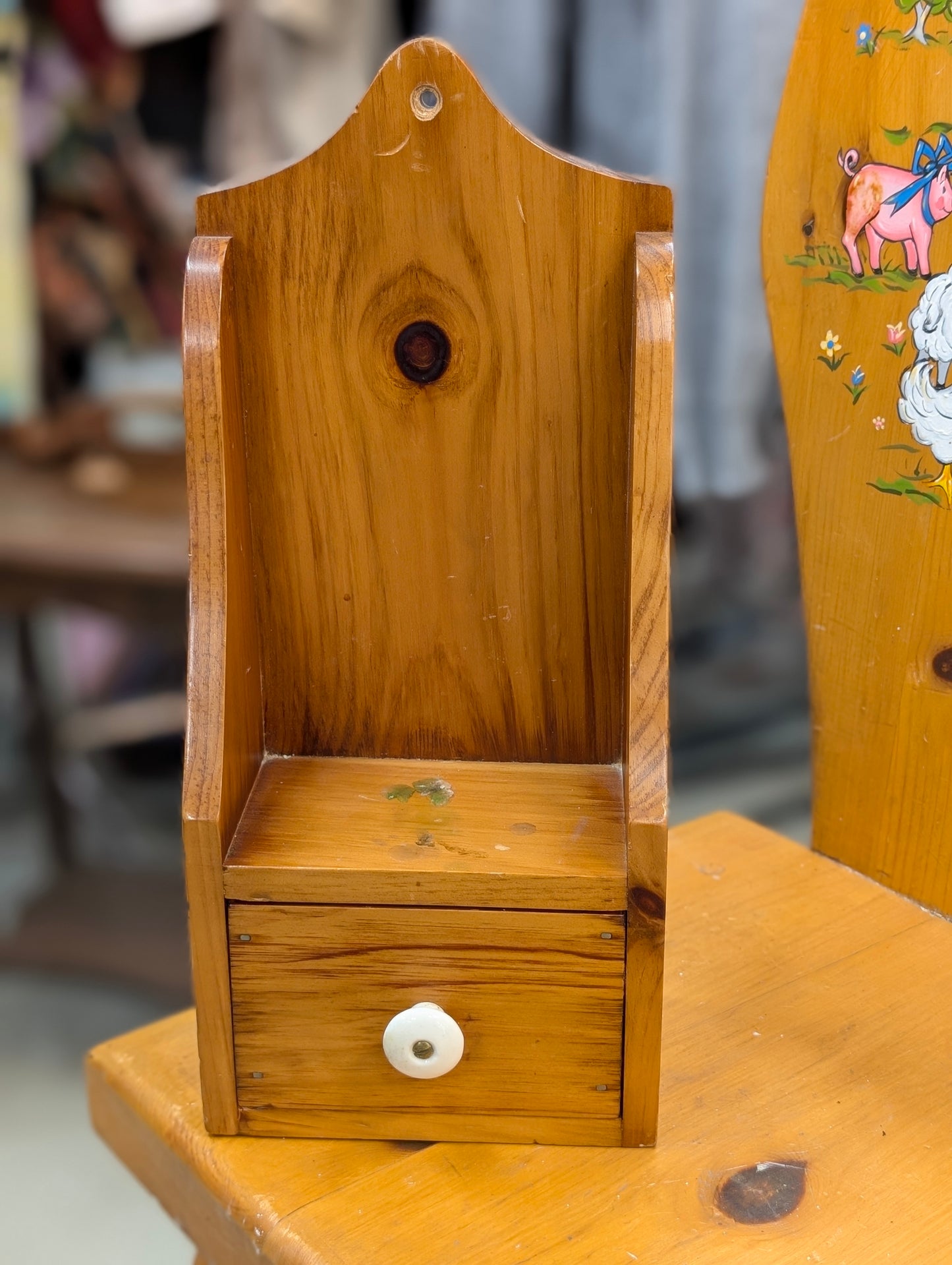 Small wood caddy