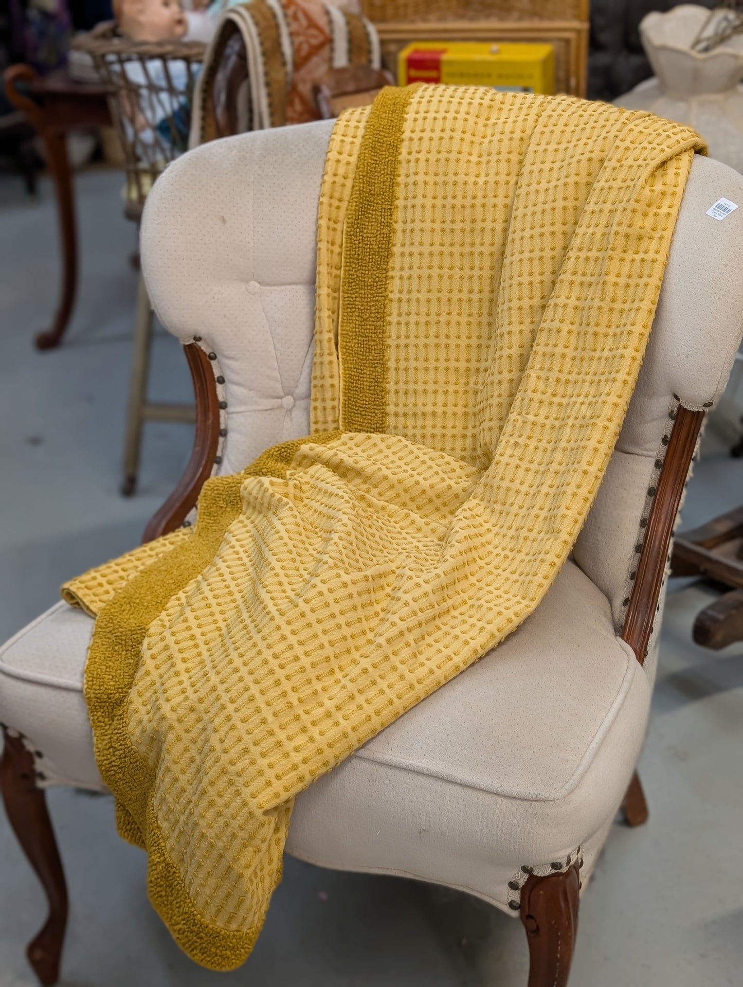 Mustard coverlet