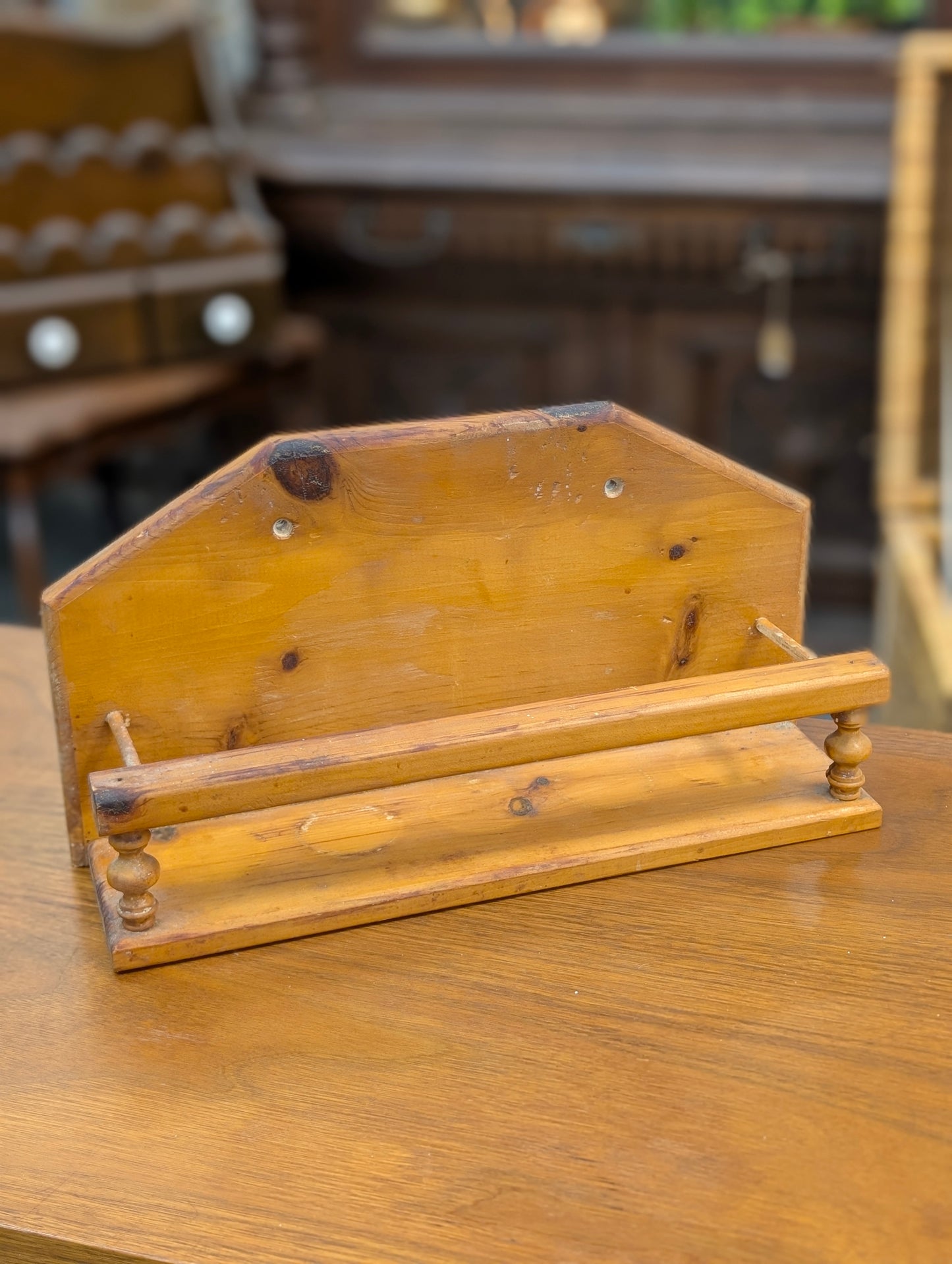 Wooden shelf rustic