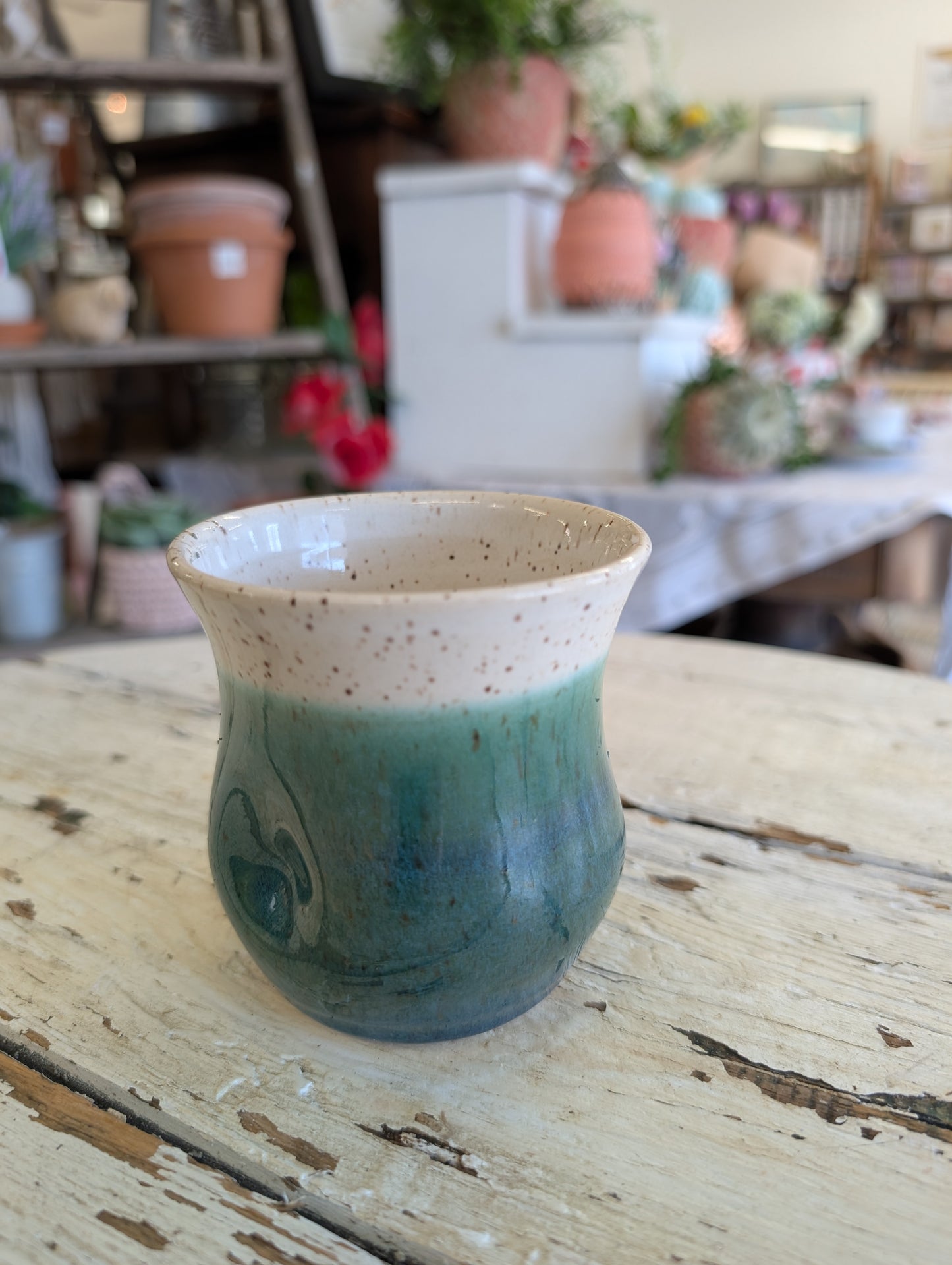 Pottery cup