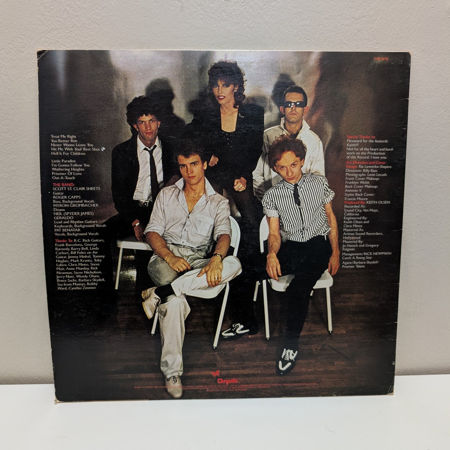 Pat Benatar Crimes of Passion LP