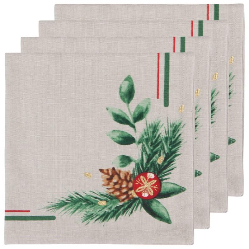 Deck The Halls Napkins - Set of 4