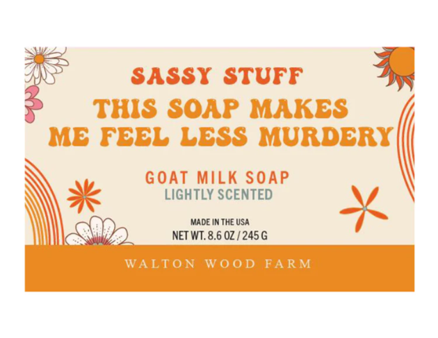 This Soap Makes Me Feel Less Murdery Goat Milk Bar Soap 8.6OZ