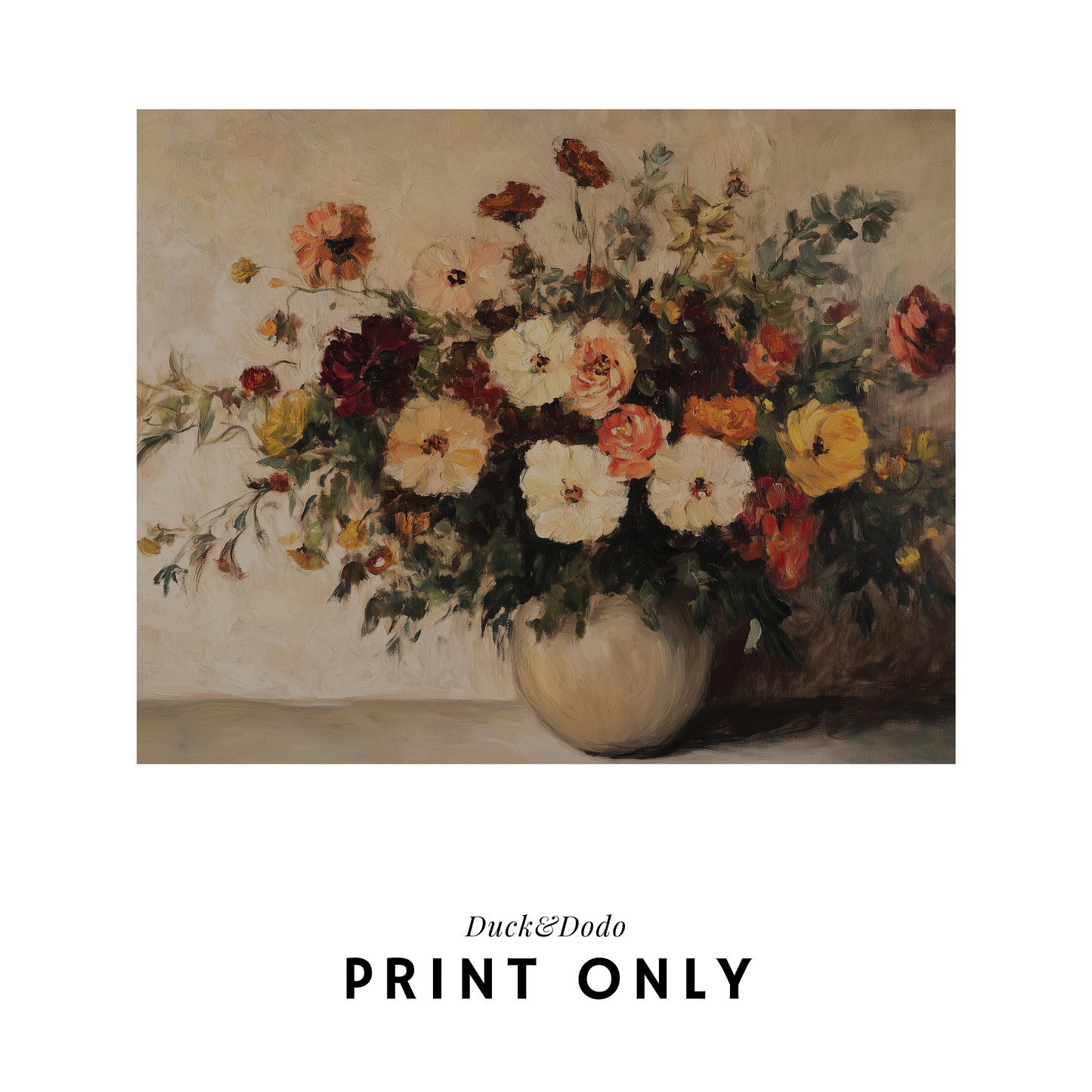 Autumn Flowers Print
