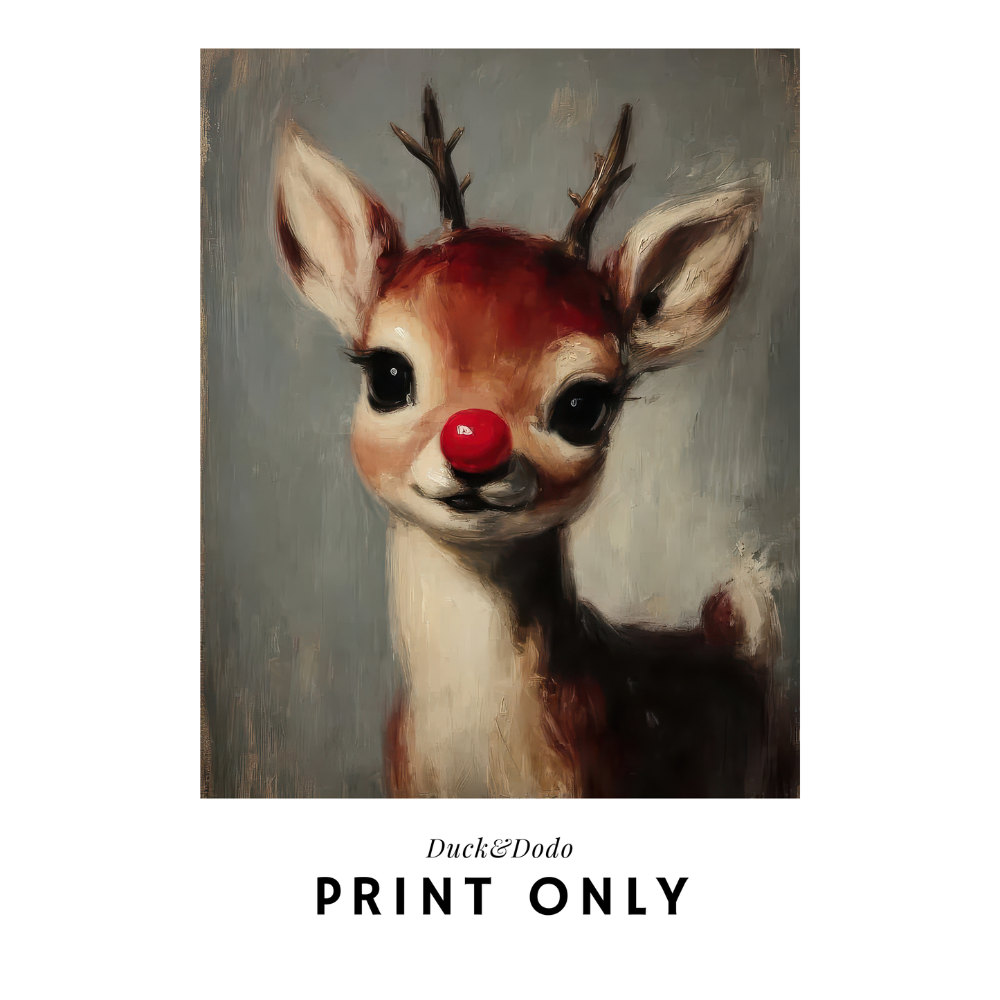 Rudolph Print