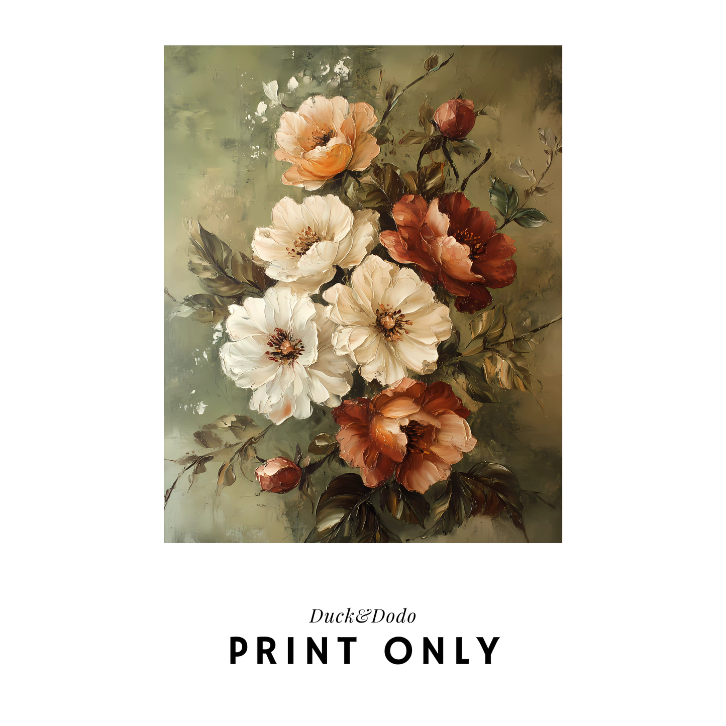 Flower Painting Print