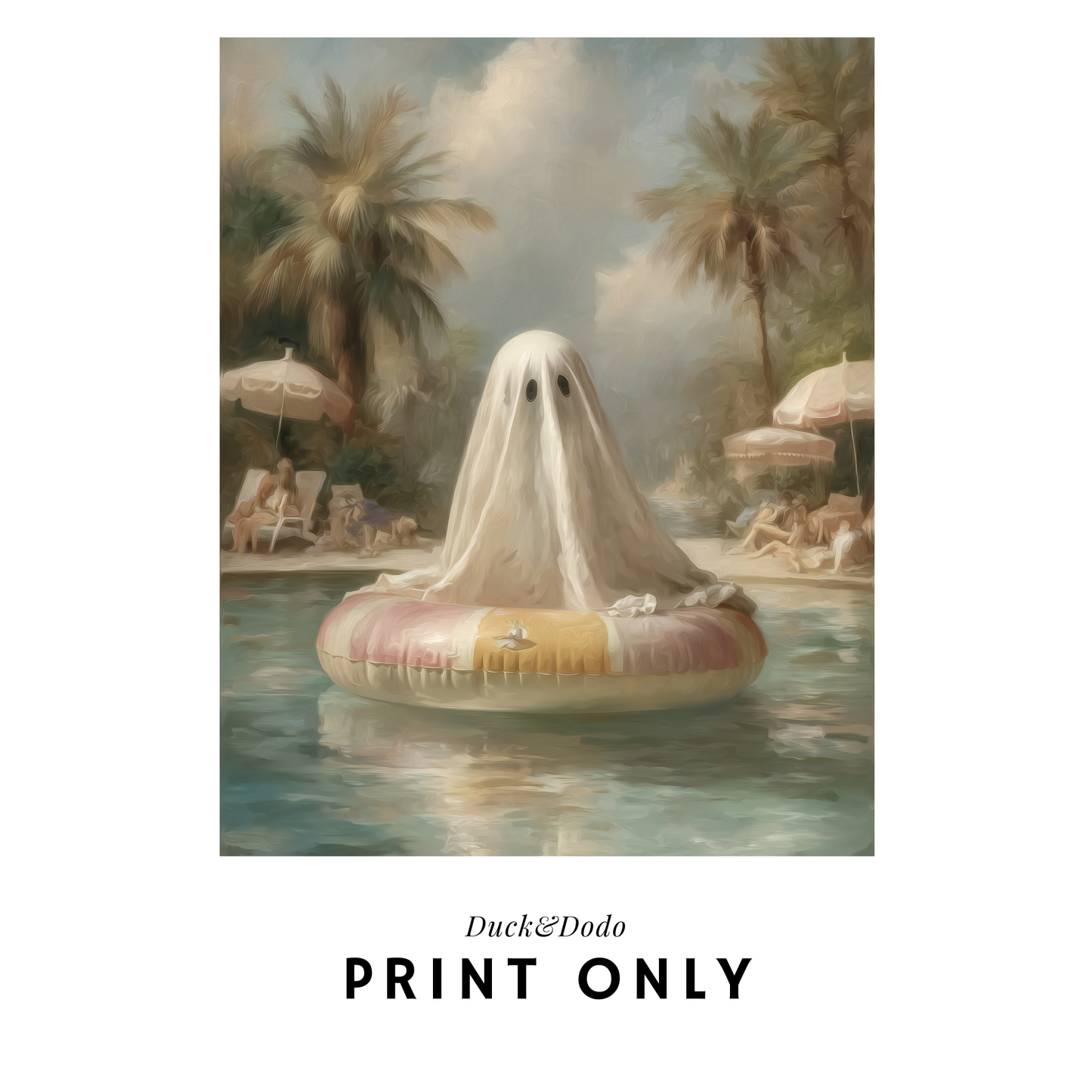 Ghost in Floaty Print