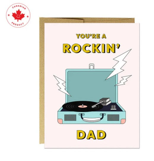 Rockin' Dad Card