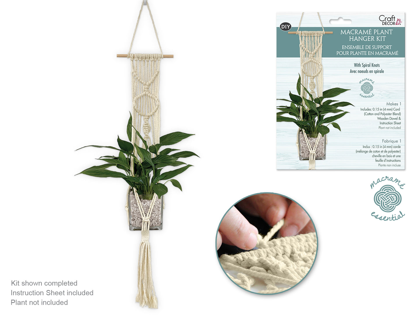 DIY Macrame Planter Hanger Kit