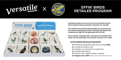 Effin' Birds Coasters