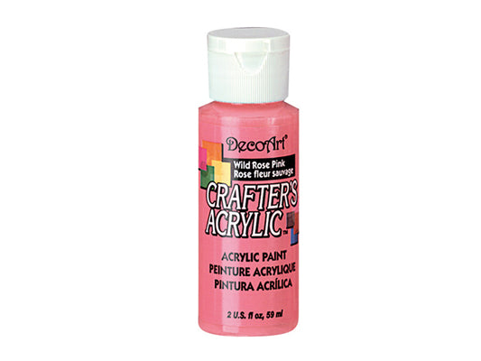 2oz Craft & Hobby Paint -Wild Rose Pink