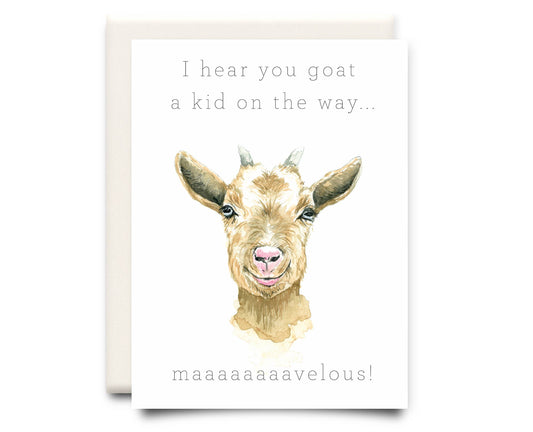 Kid on the Way | New Baby Greeting Card