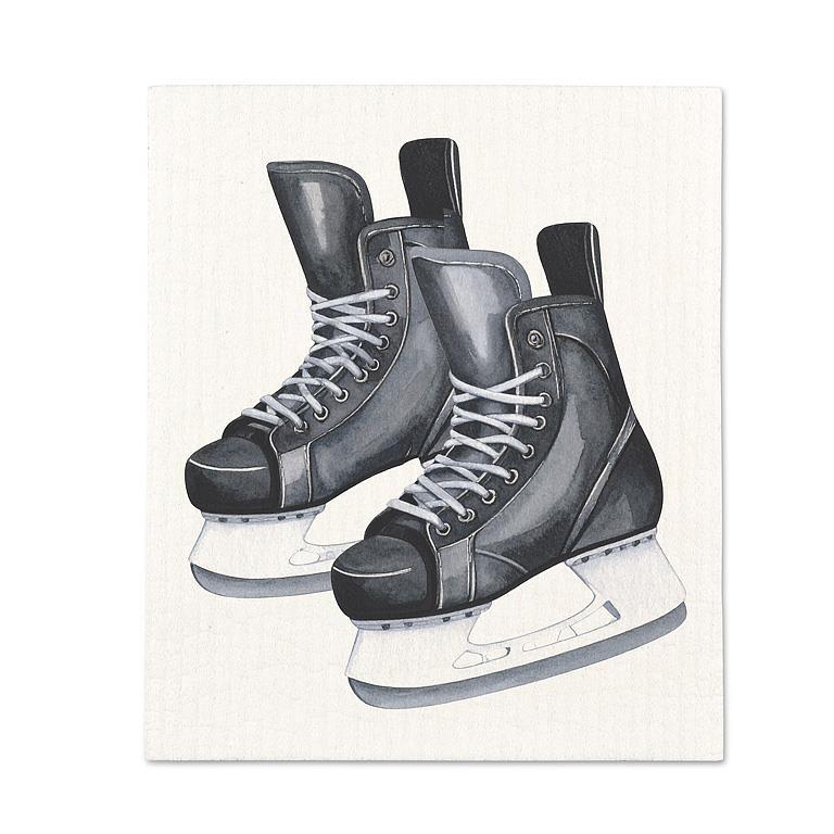 Hockey Skates Dishcloth
