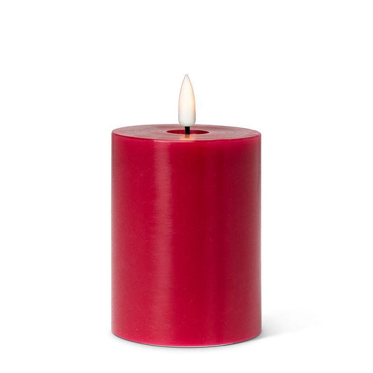LED Pillar Candle 4" height
