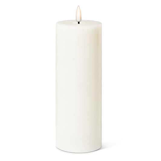 LED Pillar Candle white 8"