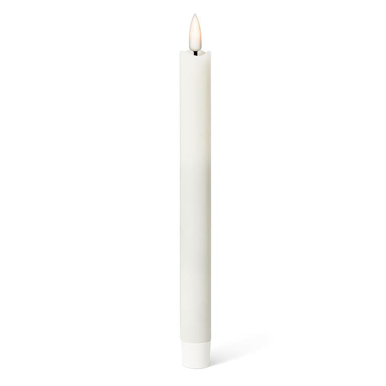 LED Taper Candle. Set of 2 white